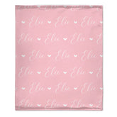 Personalized Name Customized Blanket | Multi Color Gift for Newborns, Children, and Families